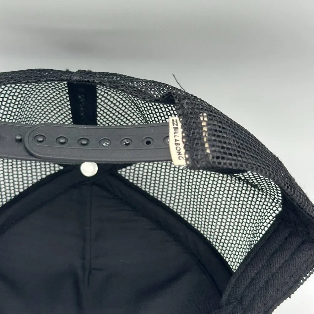 Billabong Black Trucker Hat — Palm Graphic - Picture 6 of 6